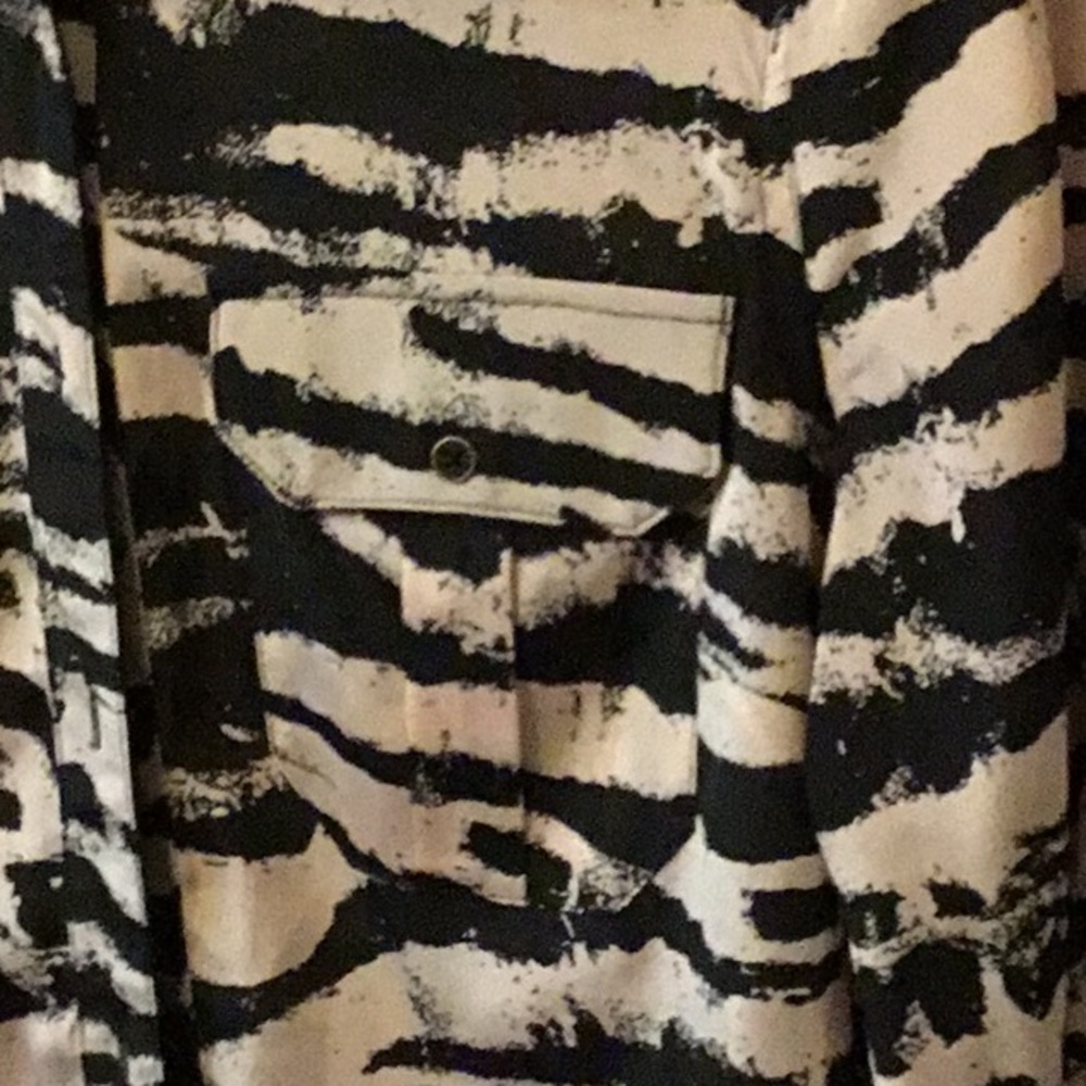 Super Cute and Classy Bebe Silky Dress Shirt - Picture 3 of 7